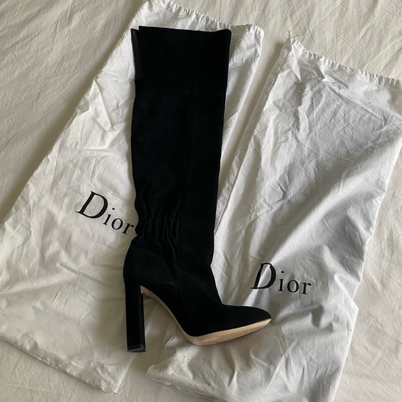 CD suede boots - Picture 2 of 9